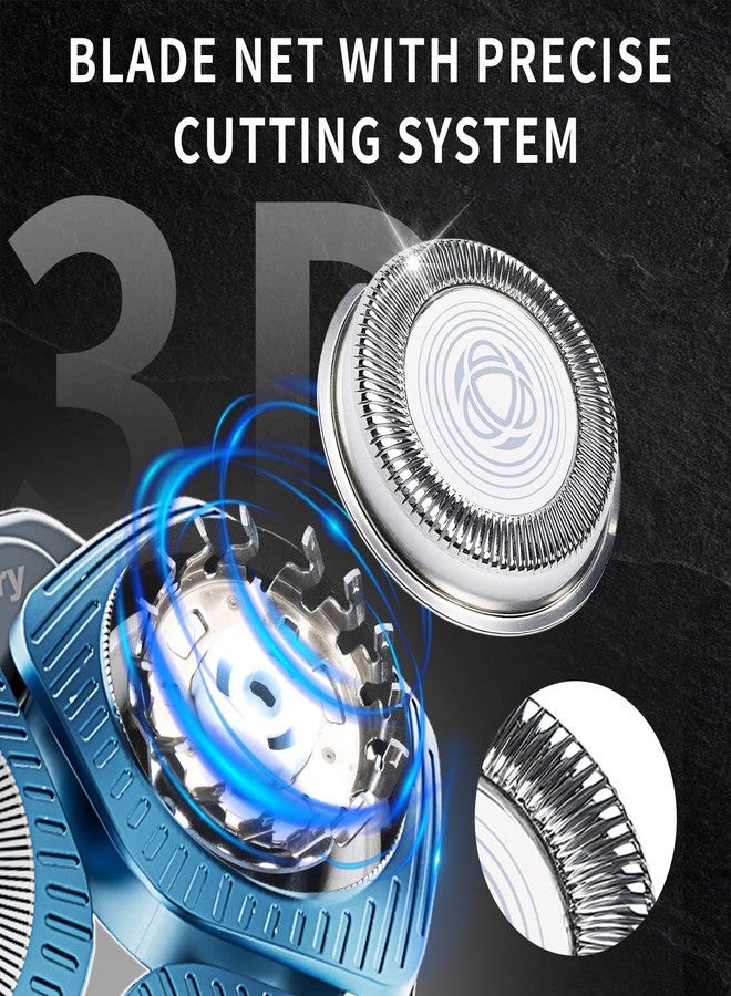 COSYONALL SH71/50 Shaving Heads Compatible with Phili*s Shavers Series S5000 (S5XXX),S7000 (S7XXX) for SH60/70 and SH70/70 (Blue) - Image 2